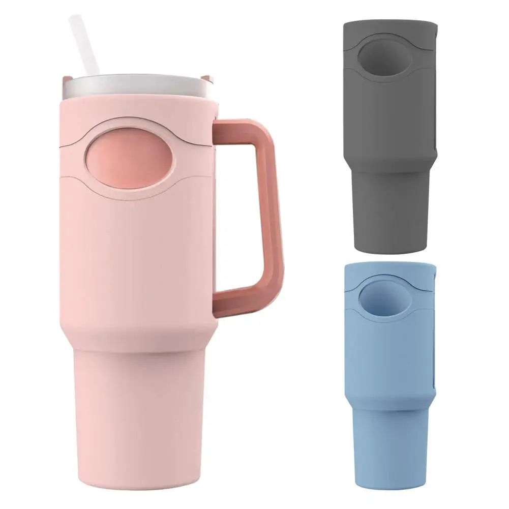 40Oz Tumbler Silicone Cover Noise Reducing Scratch Resistant Food Grade Travel Water Bottle Protector Sleeve Cup Accessories