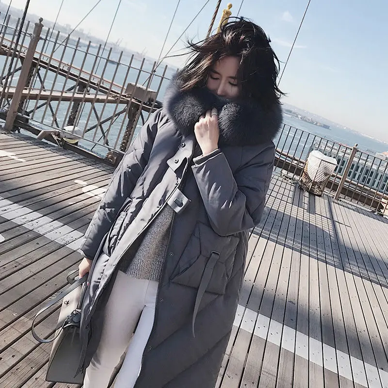 2025년 겨울 여성용 다운 자켓 출퇴근용 따뜻한 후드 구스 다운 자켓