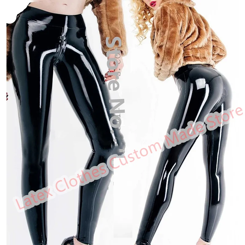 

Handmade Latex Pants Rubber Trousers Fetish Cosplay Costumes Customize Sexy Lingerie for Women