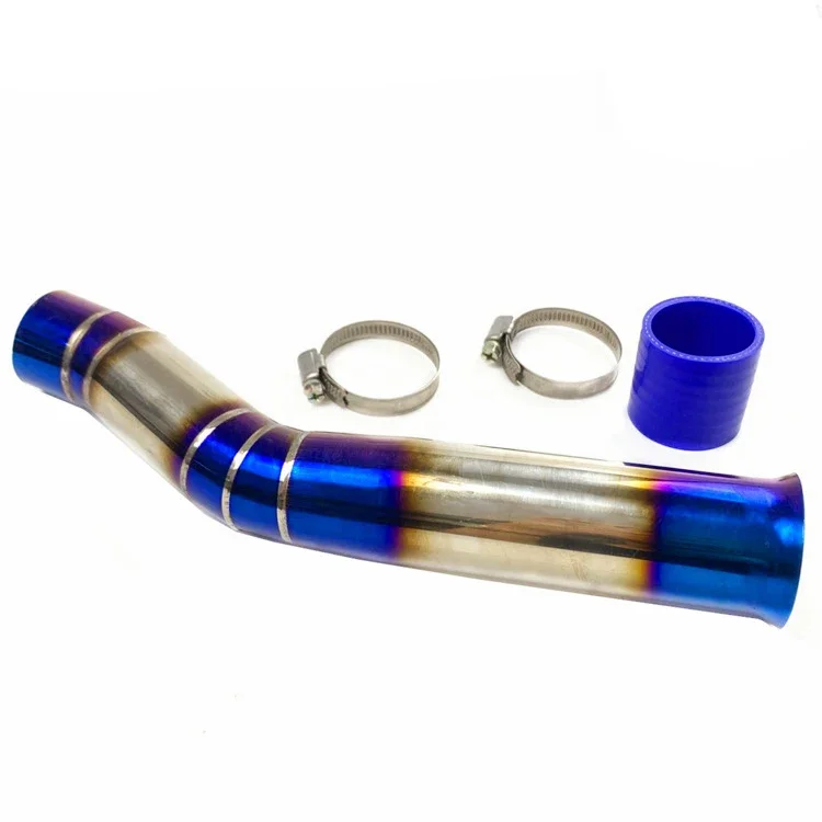 For Yamaha NMAX155 Motorcycle Modification Supplies Stainless Steel Burning Blue Air Filter Intake Pipe Motorcycle Accessories