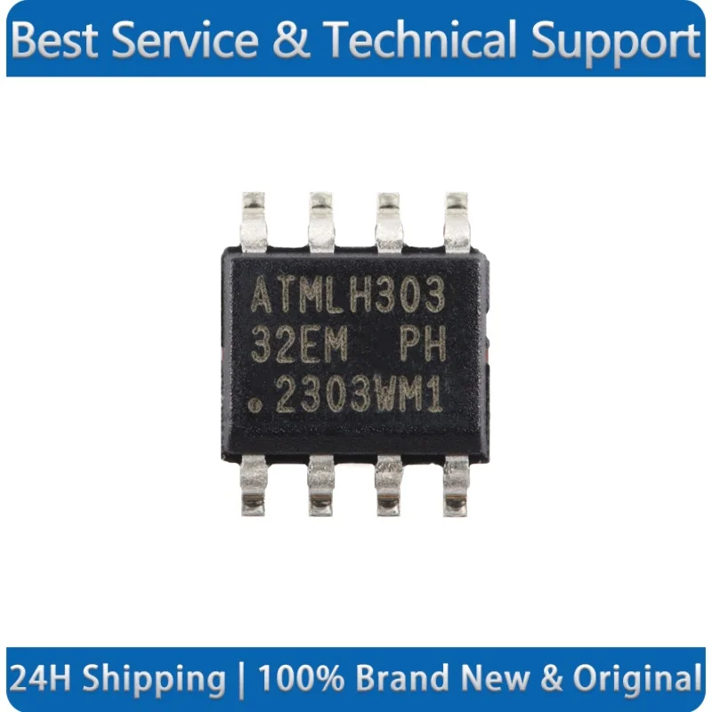 AT24C32E-SSHM-T SOIC-8 32Kb I2C Compatible Dual Line Serial Chip New Original