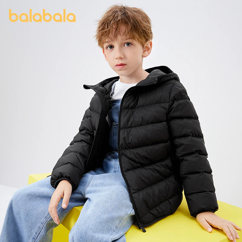 

Balabala Toddler 2023 Unisex Boy Girl Off-Season Down Jacket Winter Top Parent-Child Cool