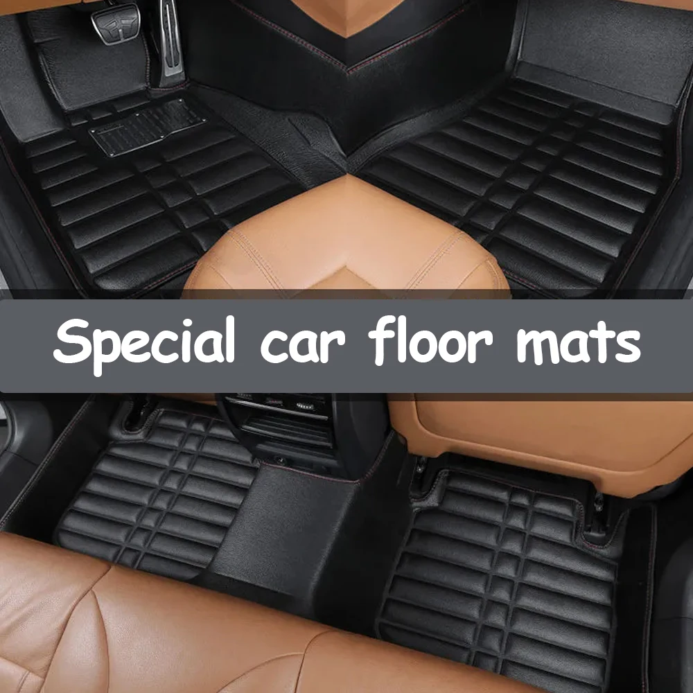 Car Floor Mat for Kia Sportage 4 QL 2017~2022 2018 2019 Custom Foot Parts Pad Leather Panel Liner Carpet Rug Interior Accessorie