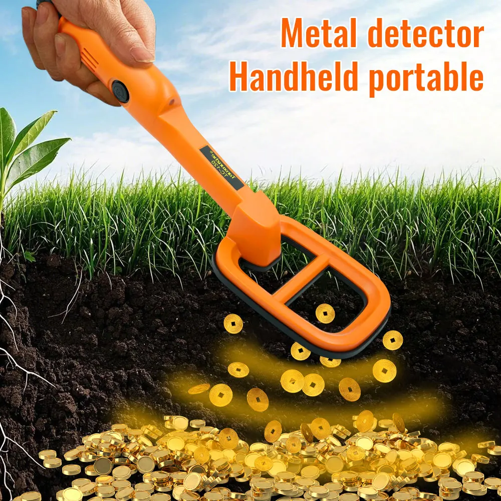 Detektor Logam TC-120 Tahan Air Pulse Pinpointer Induksi Menyelam Pencari Harta Karun Bawah Air Detektor Logam Genggam