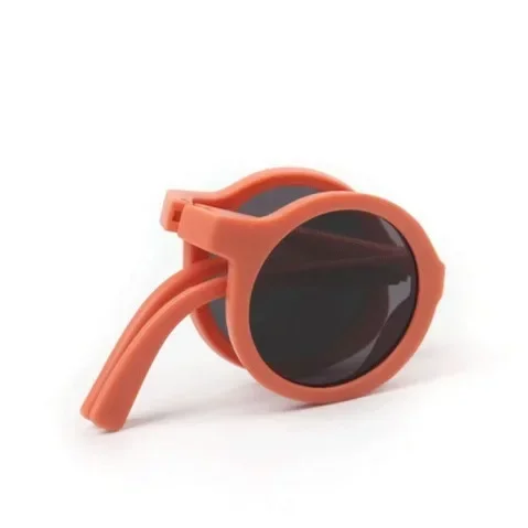 Gafas de sol para niños, macarrón mate plegable, gafas de sol de verano para niños