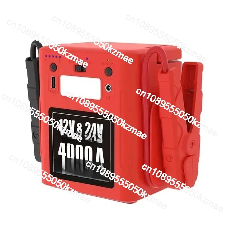 12V/24V Car Battery Jump Starter | 4000A Booster, 42000mAh Power Bank (With Phone Charging) – Emergency Kit