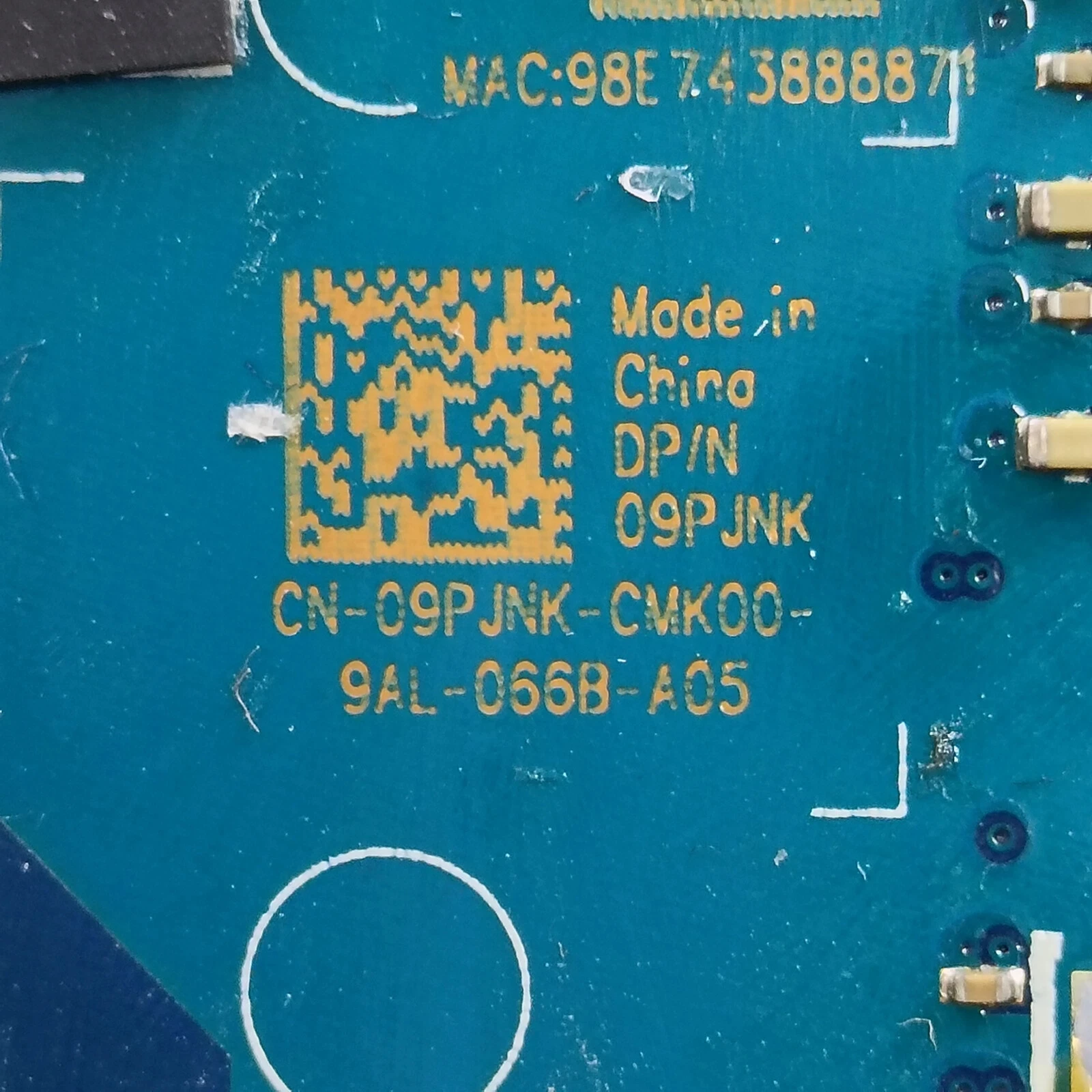 09PJNK لخط العرض 7280 7380 اللوحة الأم CAZ10 LA-E122P i5-6300U