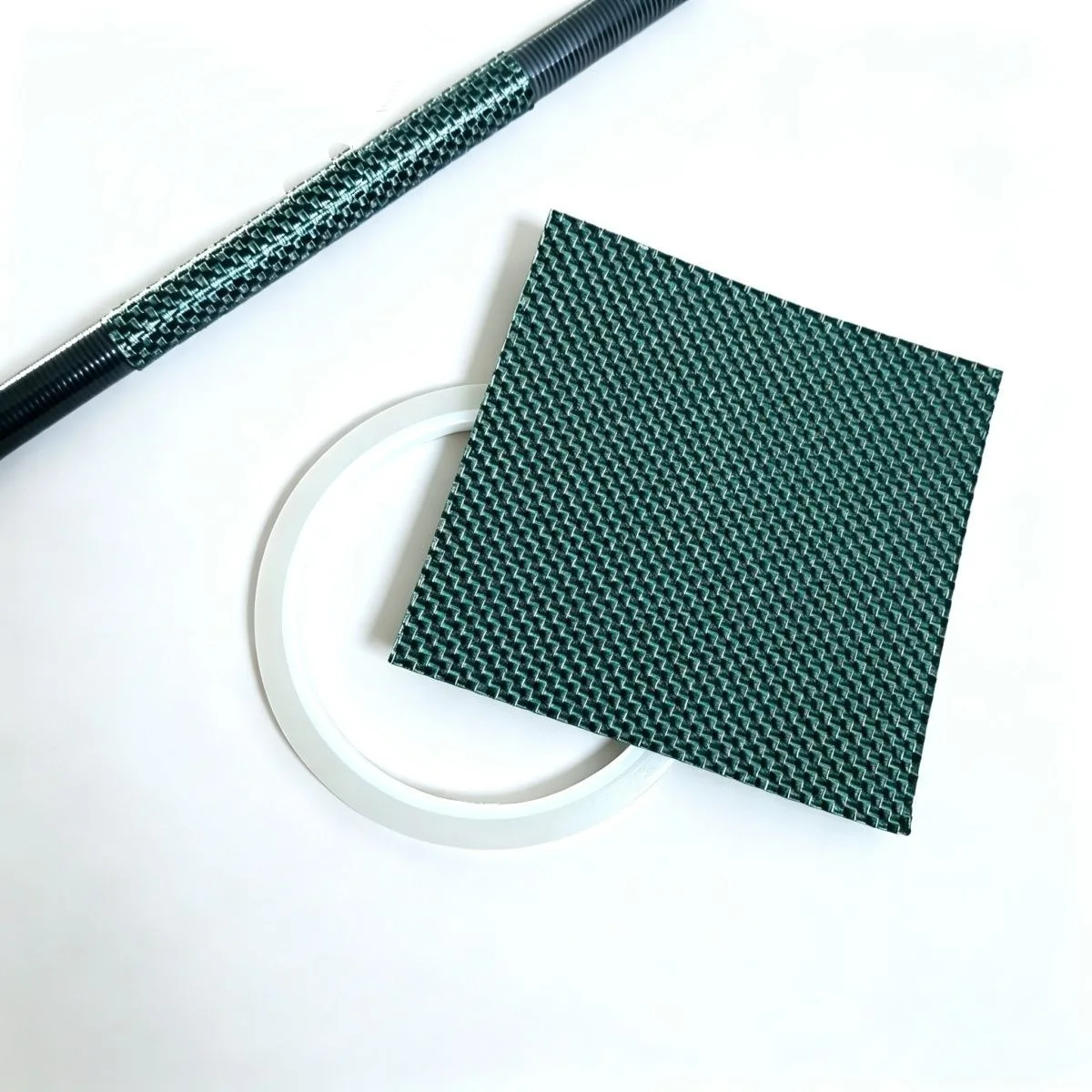 Green Filament Carbon Fiber Prepreg Cloth Fishing Rod Repair Kit Universal Repair Modification Tool for Broken Lure Rod Sections