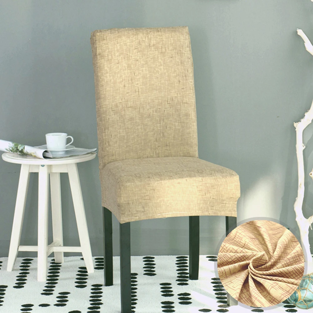 

4 Pcs Stretch Chair Cover Dining Room for Seat Covers Outdoor Office Desk Stretchable Protector