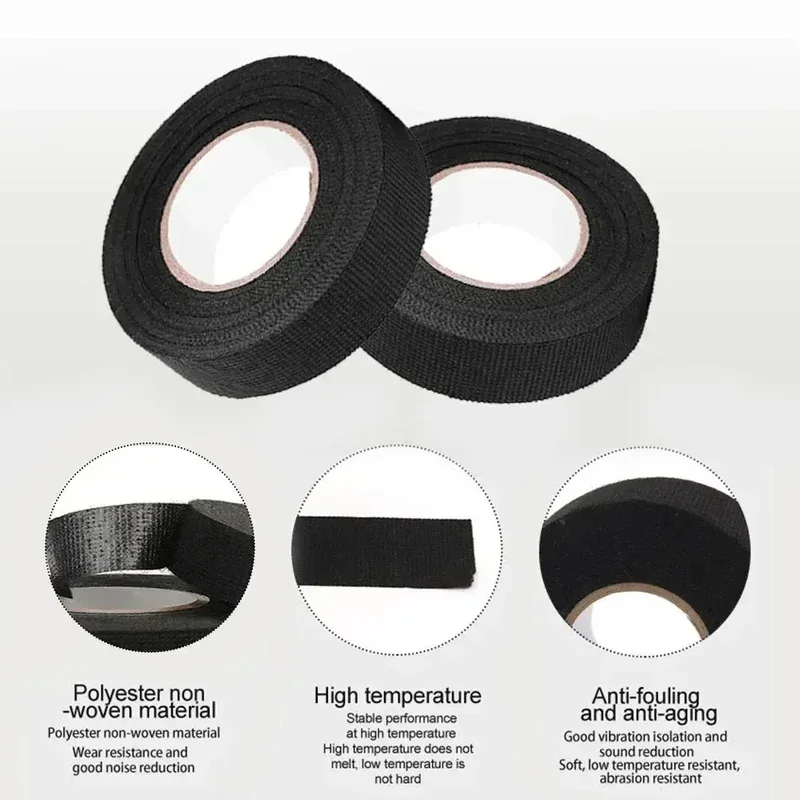 Ruban Adhésif Résistant à la Chaleur, pour Câble Automobile, SFP, 15m, 9/32mm