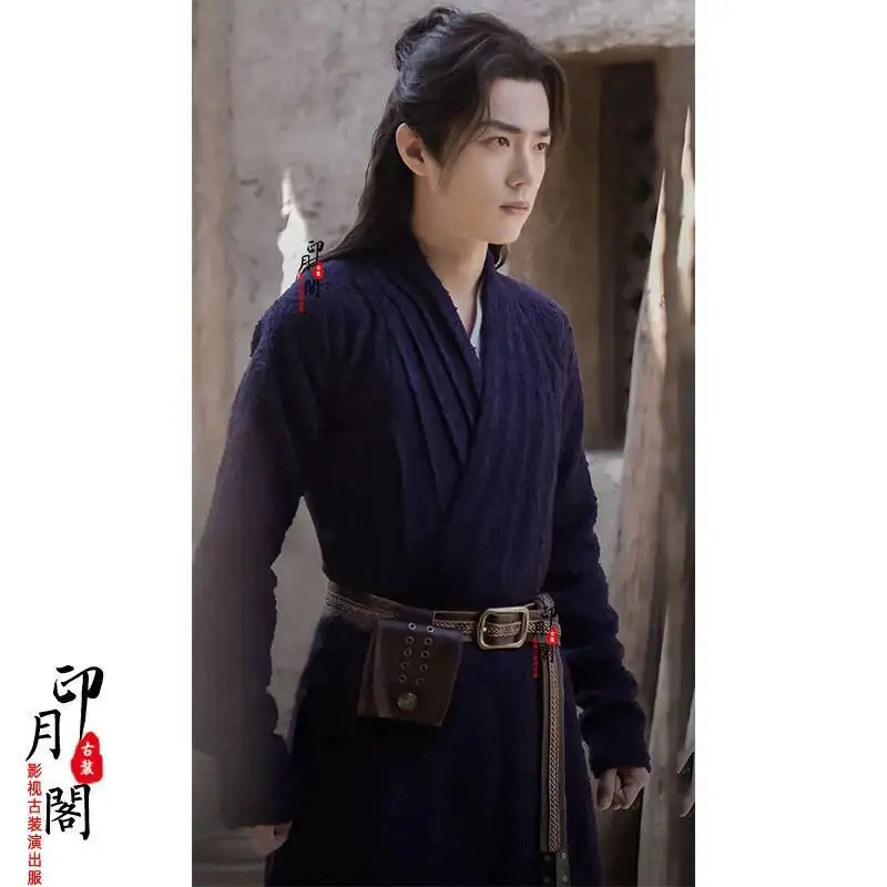 

Zhan Male Xiao Cosplay Costume Hanfu Swordman Cosplay Hanfu For Drama Joy Of Life Qing Yu Nian Stage Performance Halloween