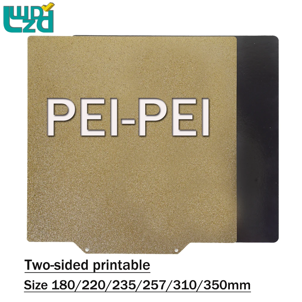 

PEI Double Side Print Flex Magnetic Base 3D Printer Heatbed Sticker PEI Spring Steel Sheet For KP3S Pro Ender 3 CR10 Voron Bambu