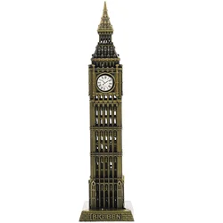 Model Big Ben Dekoracyjne rzeźby budowlane Żywica Architektoniczne puzzle 3d Dorośli Pamiątki Londyn Anglia Metal Building