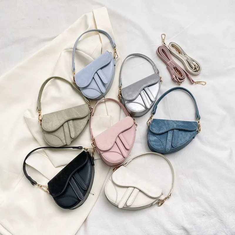 

Простые элегантные винтажные сумки для подгузников для женщин, классическая дизайнерская сумка через плечо, кожаная сумка большой вместимости, шикарная однотонная сумка для поездок на работу.