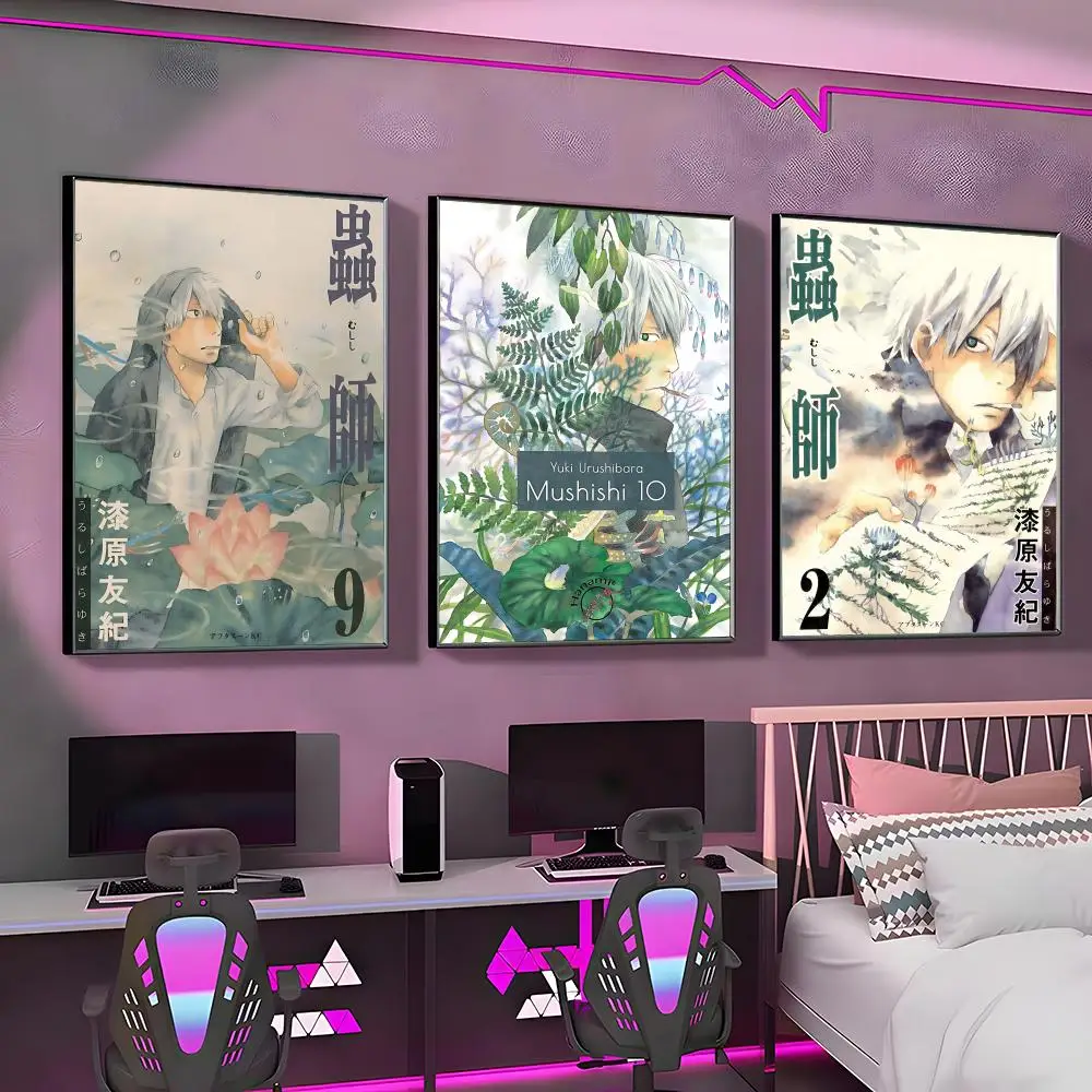 Anime M-Mushishi-i Poster HD Wall Art Print, Self-adhesive Poster Sticker, Aesthetic Home Decor view 3