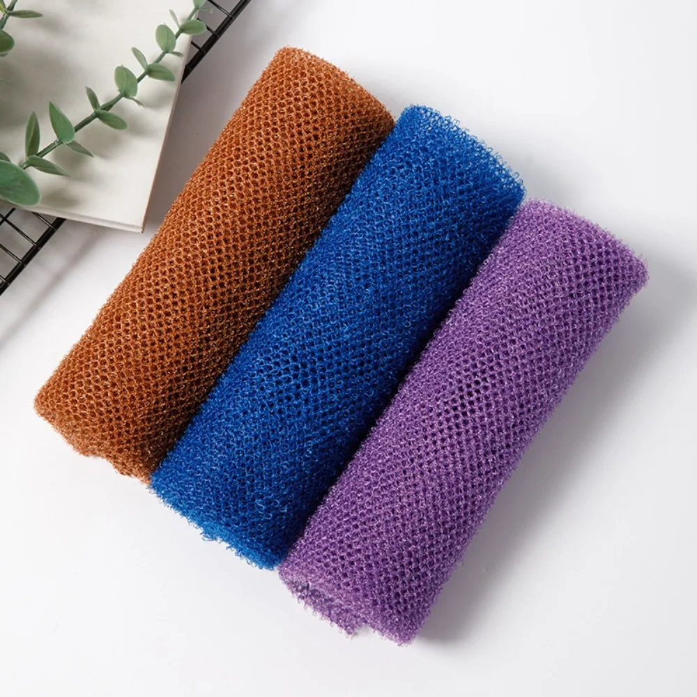 Exfoliating Mesh African Exfoliating Net Sponge Back Scrubber Skin Smoother Bath Towel Smooth Skin Long Strip