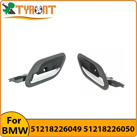 TYRNT 내부 전면 후면 왼쪽 또는 오른쪽 도어 핸들 51218226049 51218226050 BMW E38 E39 5 7 시리즈 520i 525i 528i 530i 535i