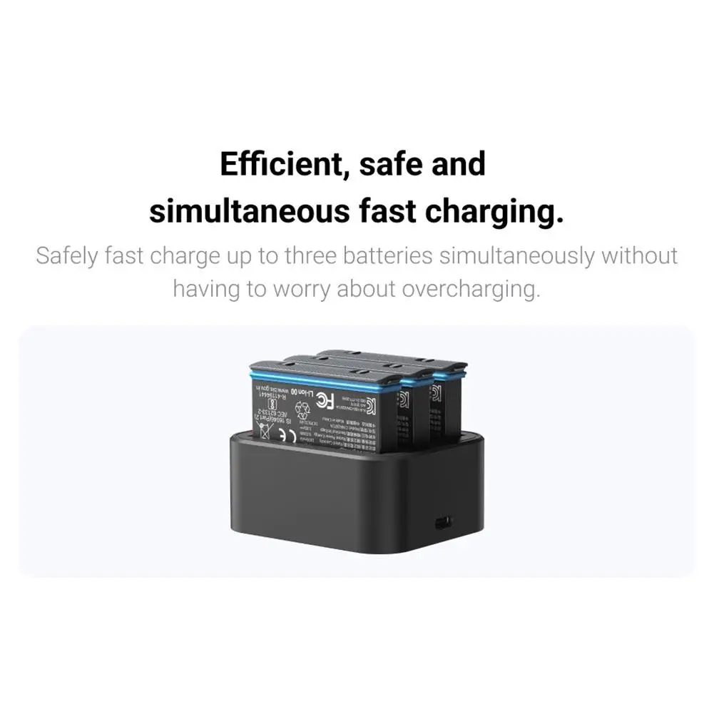 Kamera Akku Ladegerät Für Insta360 Shadowstone Action Kamera X3 Power Zubehör Batterie Schnelle Ladegerät Hub Ladestation