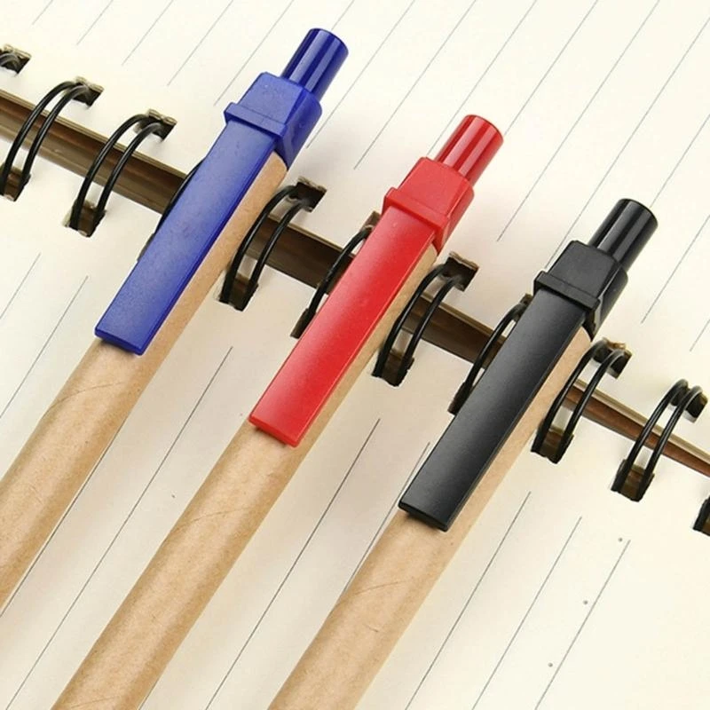 

10Pcs Retractable Ballpoint Pen Plastic Ballpoint Pen Signing Pen Pen for Office Hotel Reception best sale