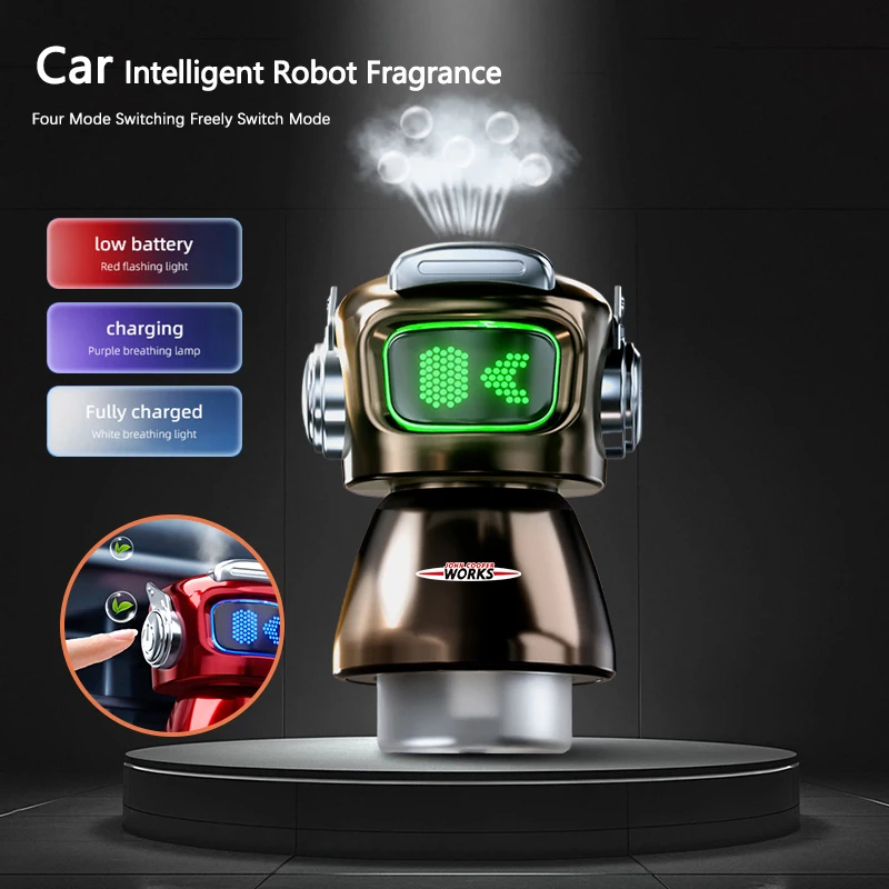 

Автомобильный воздуховыпускной робот, зажим для духов, автоматический диффузор аромата для MINI WORKS One Cooper JCW Countryman Clubman Cabrio Paceman Coupe