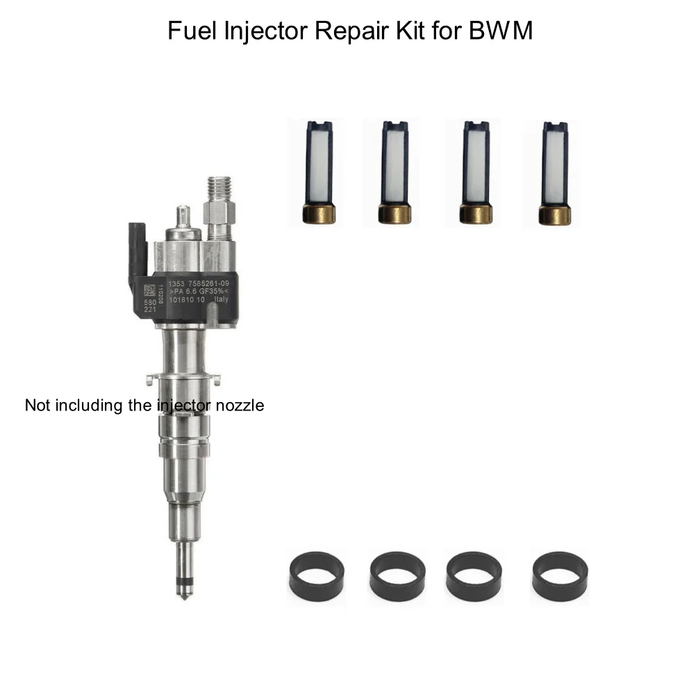 

Fuel Injector Service Kit for BMW N54 N63 135 335 535 550 750 X5 X6 13537565138 13537585261 13538616079 Repair Parts AY-RKG925