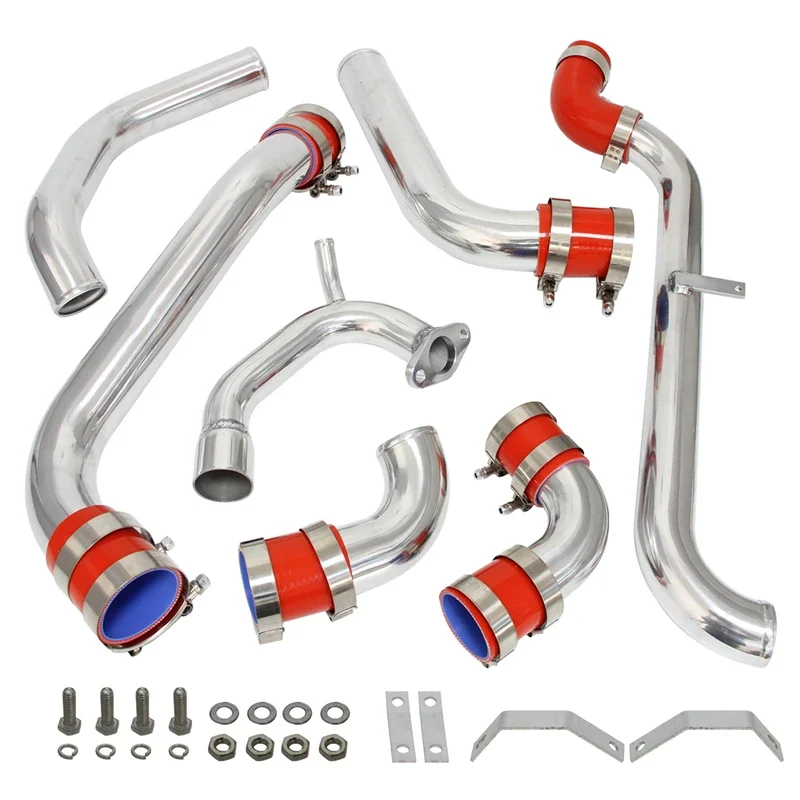 Intercooler Piping Kit Fit For Toyota Starlet E82 90-95 EP91 96-99 1.3L Engine Black/Blue/Red view 2
