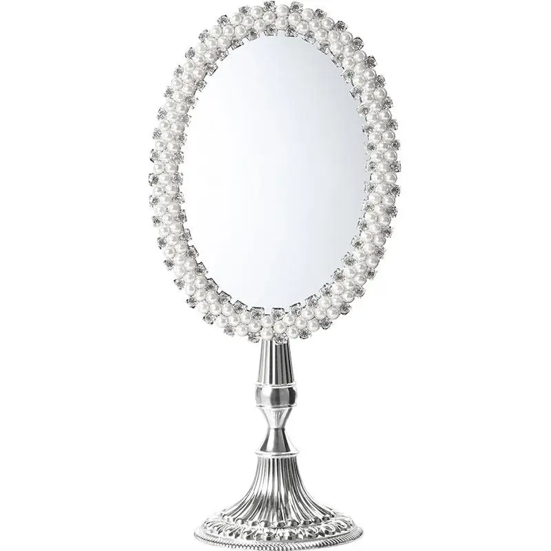 Mirror Dressing  Cute Creative HD Desktop Princess Princess Mirror Desktop Makeup Mirror