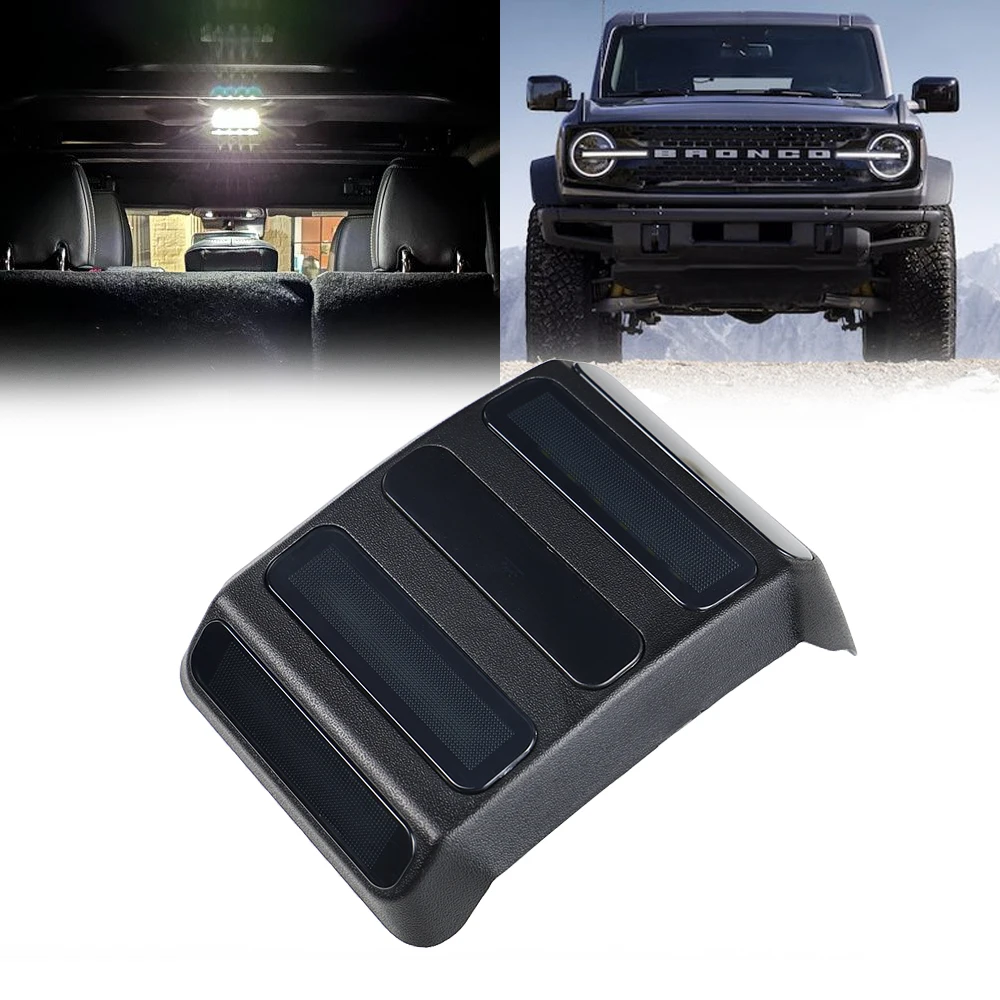 

Upgrade Rear Ceiling Lights Dome Light for Ford Bronco Badlands 2021 2022 2023 2024 Four Door (Not Fit 2 Door)