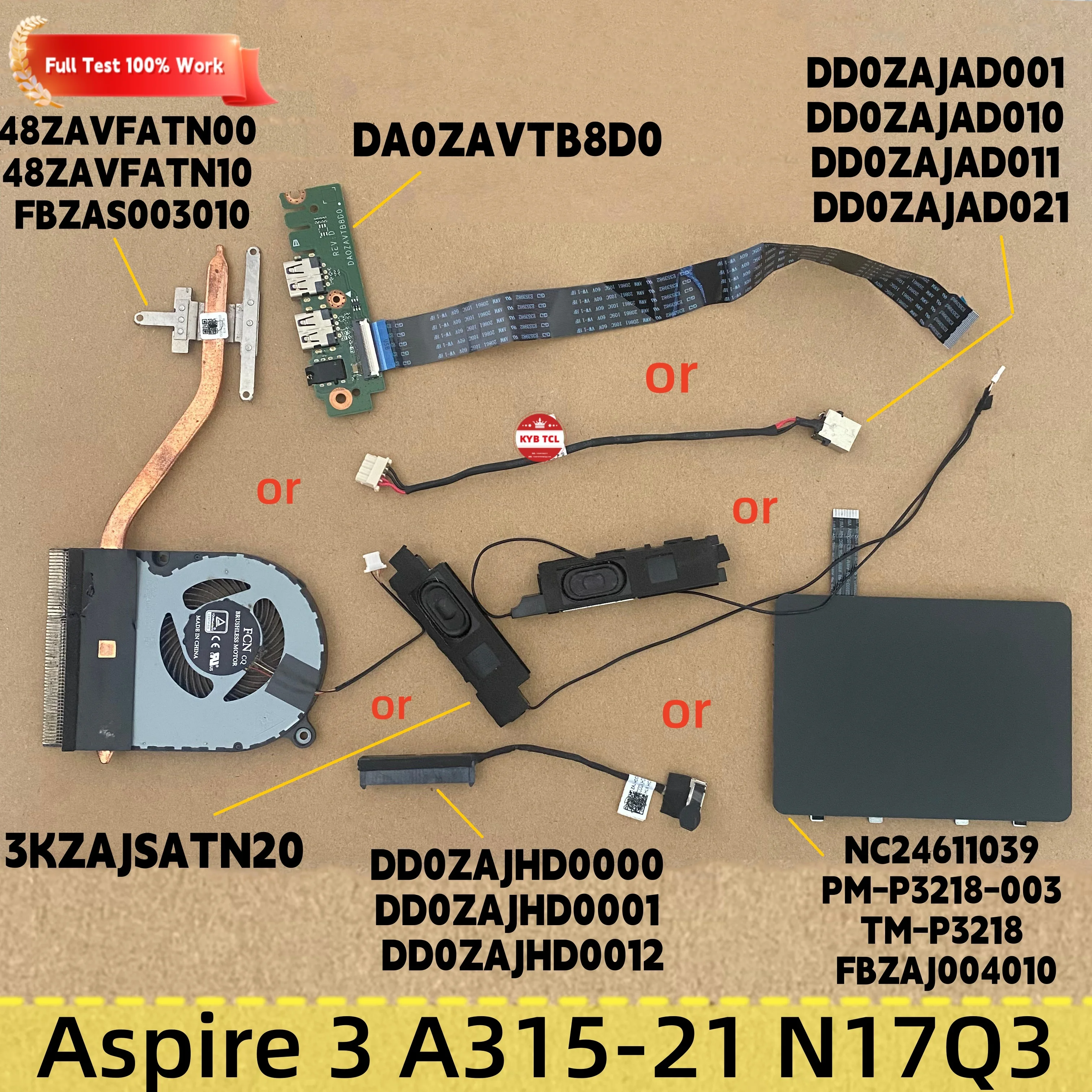 FBZAS003010 DD0ZAJHD000 Disipador calor ventilador