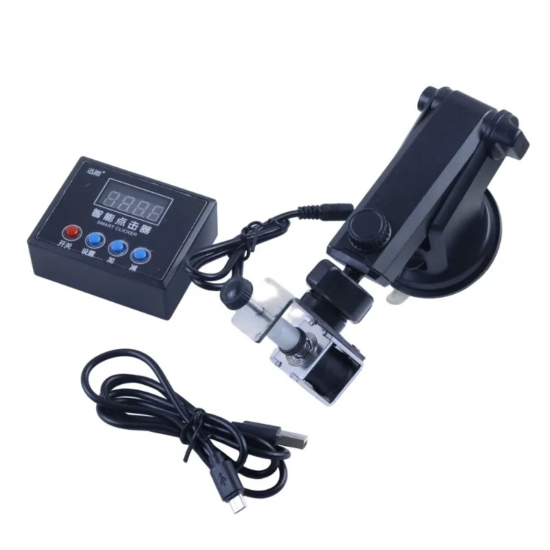 Computer Keyboard Clicker Physical Automatic Random Clicking Game Aid Anti-Dropout 0.1s to 999min Auto Clicker Tool for