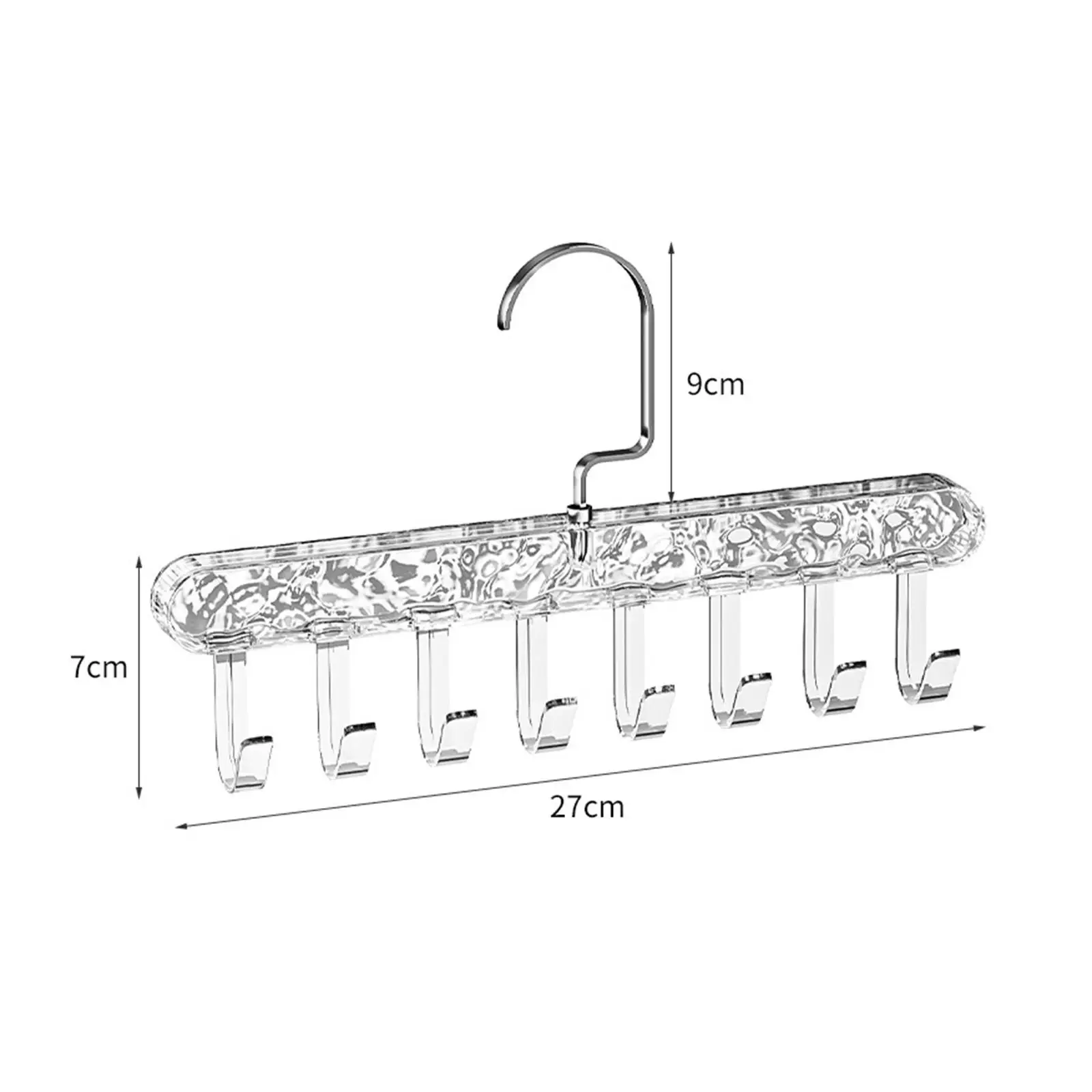 Tie Rack Tank Top Hook Belt Rack Space Saving Bra Hanger Rack Belt Hanger Organizer for Closet Dorm Wardrobe Belt, Scarves