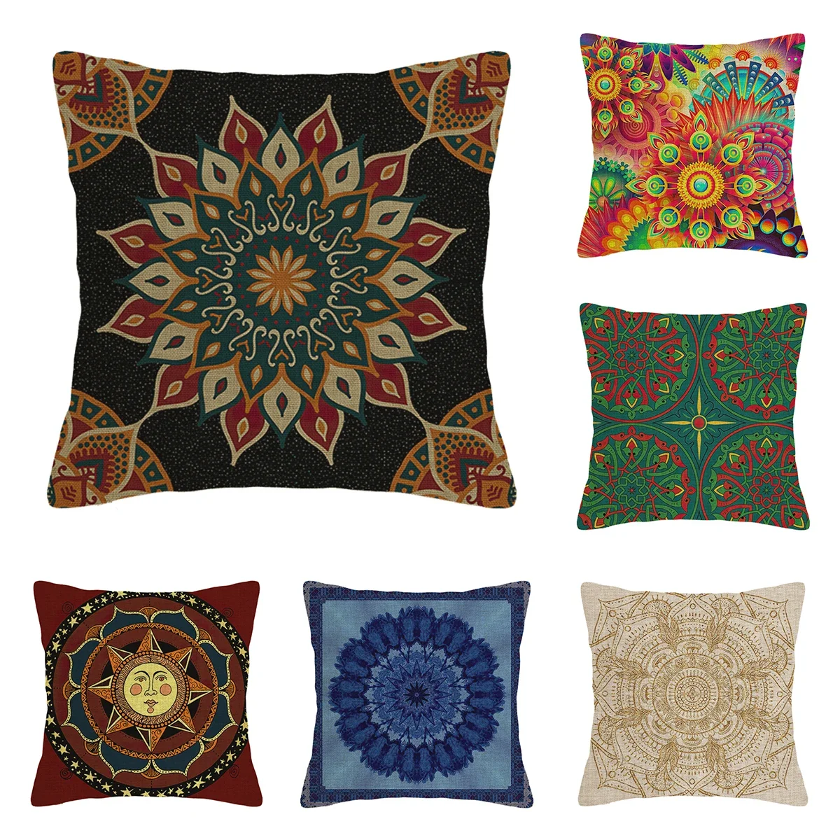 Home living room modern decoration cushion decoration pillow cover 45*45cm 40x40cm 60x60cm 45x45cm Persian pattern 50x50cm boho