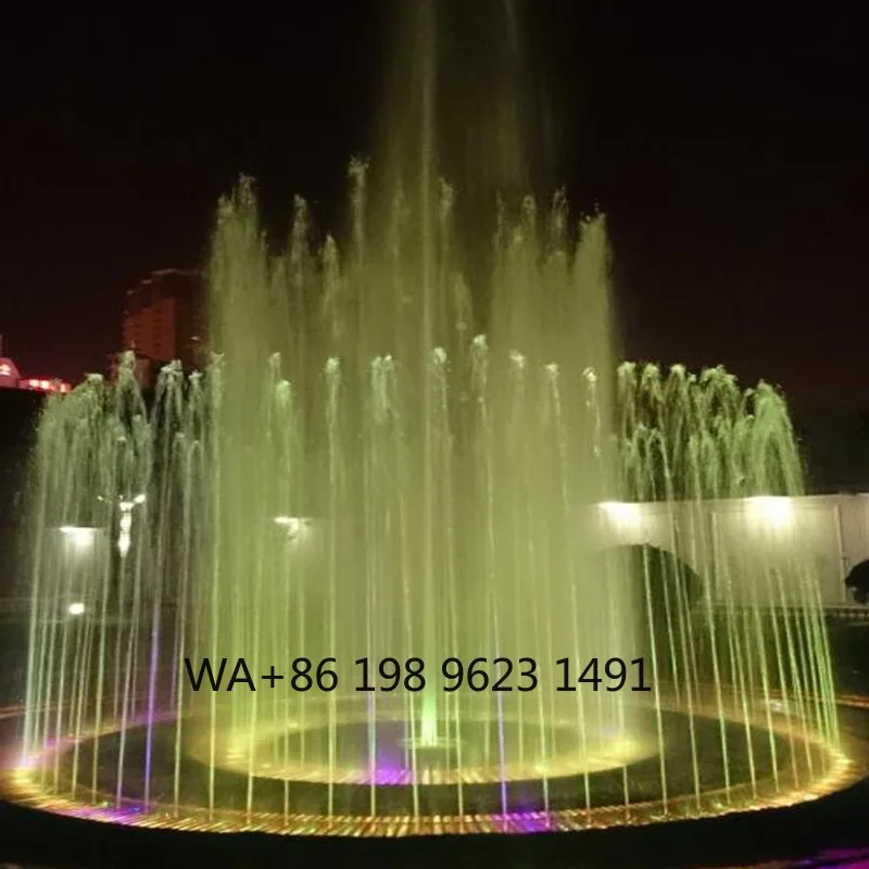 

LED Color Music Dance Fountain Outdoor Garden Pool Square Wedding Hotel Landscape Event Stage Decoration