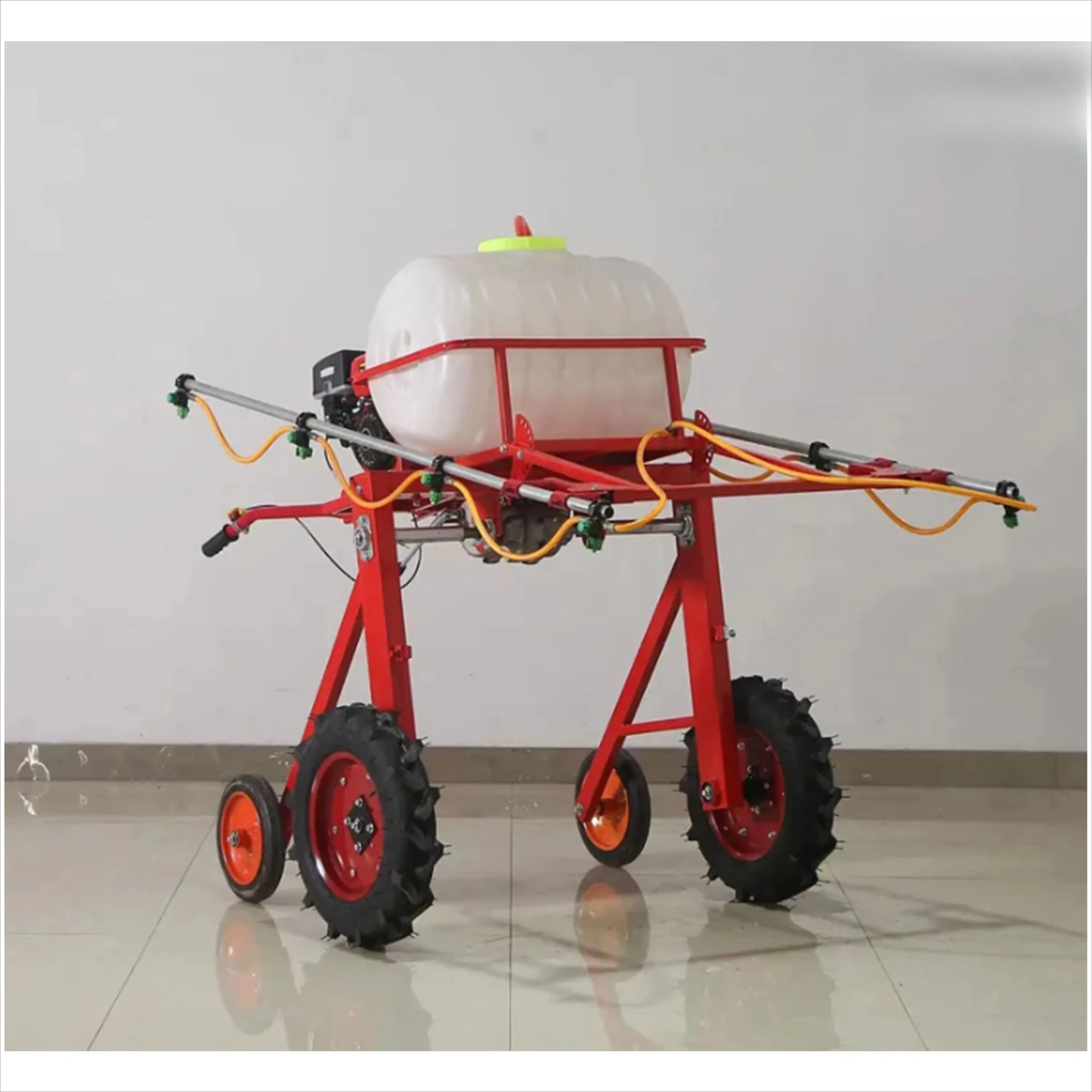 Self-propelled agricultural spraying machine Hand push arm spraying machine Gasoline engine Power garden spraying machine