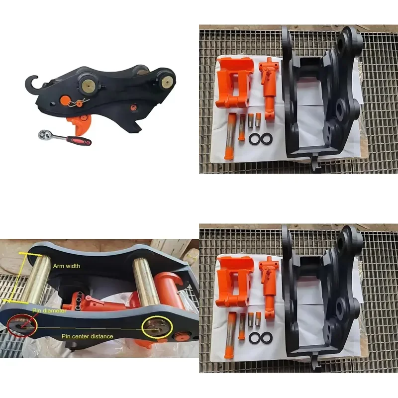 

2026 HOT 2026 HOT Manual Quick Coupler for Excavator 5-8 Ton with Pin 45/50mm