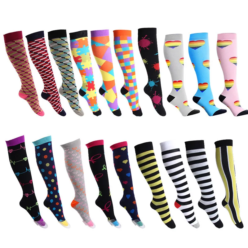 

Stockings Sock Running Men Women Sports Riding Cycling Over Knee Basketball Biking Hockey Compression Crossborder Soccer