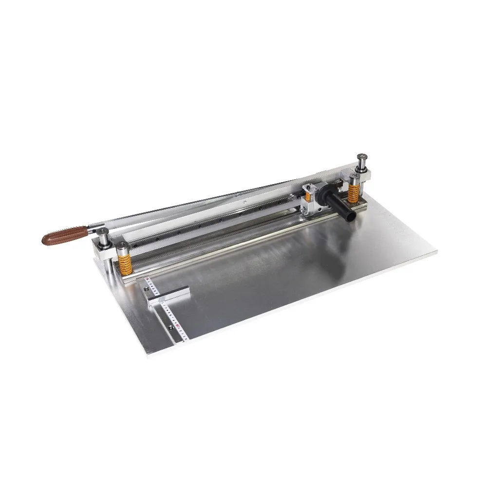 V-shaped manual slotting machine cardboard 25 wood provides blades manual turntable