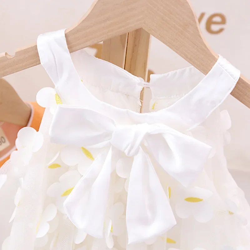 Summer Baby Girls Tulle Dress Kid Birthday Party Dress Sleeveless Sling Toddler Girl Casual Clothing Princess Dress Girl Dresses