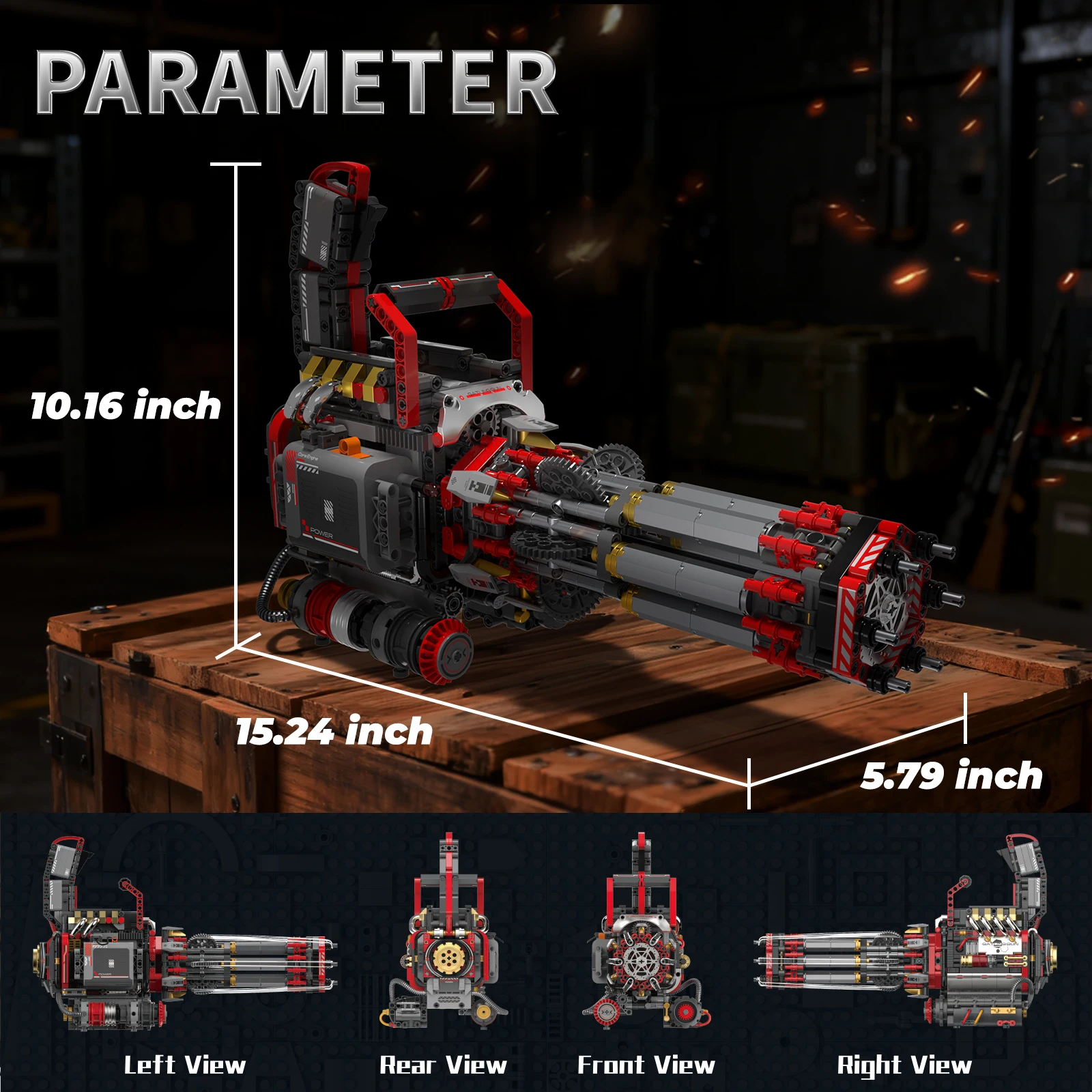 JAKI Sci-Fi Blaster-Gewehr Bau – Heavy Equipment Games Bewertung und Preis