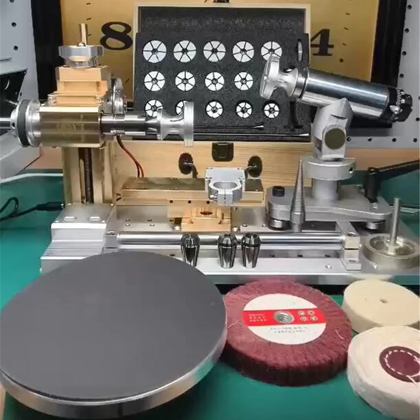 Watchmaker Multi-Function Lathe Watch Case Surface Repair, Polishing, and Refurbishment All-in-one Machine 110-220V 16-45.5mm
