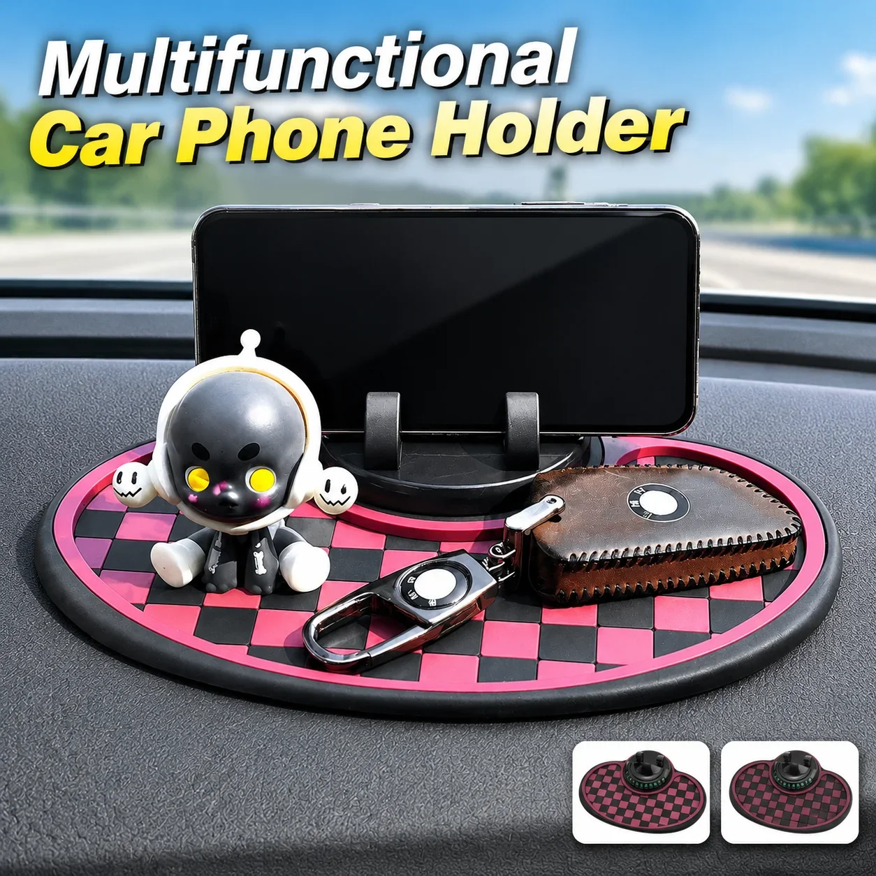 Thin Self-Heating Lumbar Support Belt with Removable Pad Lower Back Composite Support Breathable Mesh Housework Sports