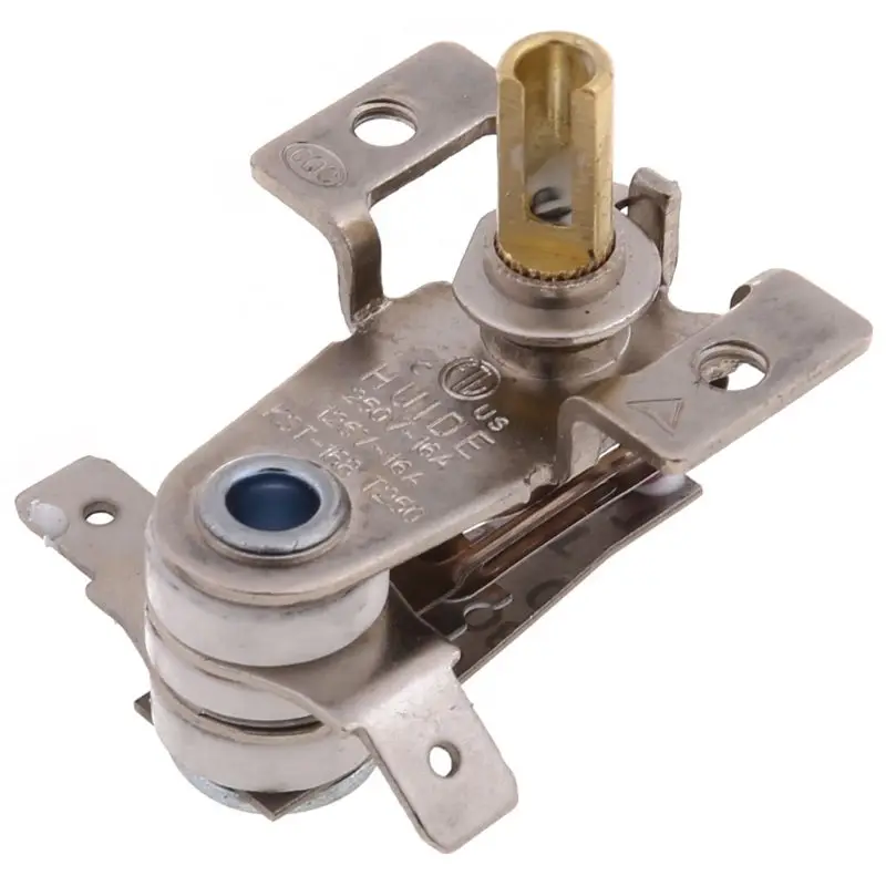 90 Celsius Temperature Switch KDT-200 Adjustable Bimetallic Heating Thermostat for Electric Heater Iron