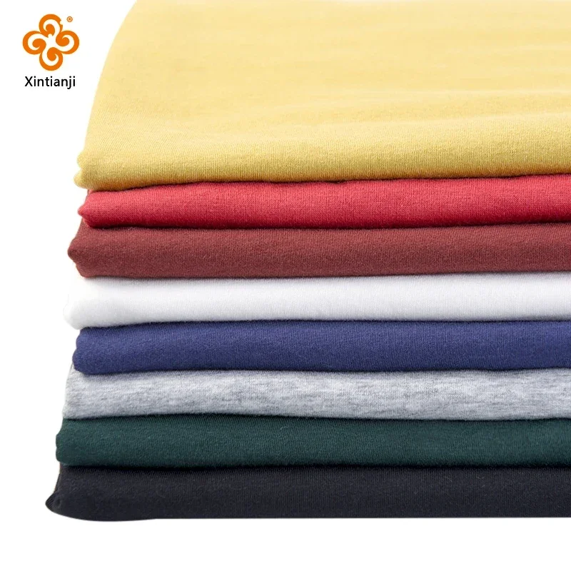 100x150cm 60s Combed Cotton Jersey Summer Soft Knit Fabric for Thin T-Shirt or Cardigan and Woman Blouse See Though Cloth A0092