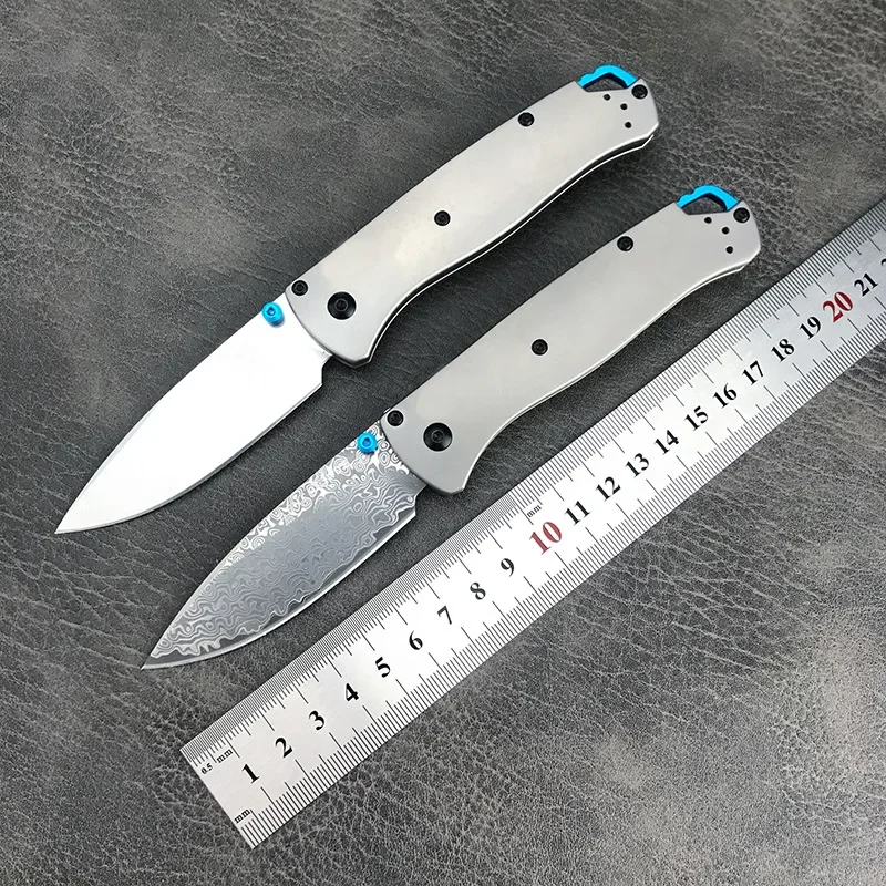 

D2 Folding Knife 535 Knife Fishing Boat Fishing Accessories with Titanium Alloy Handle Easy To Carry Camping Meat Cutting