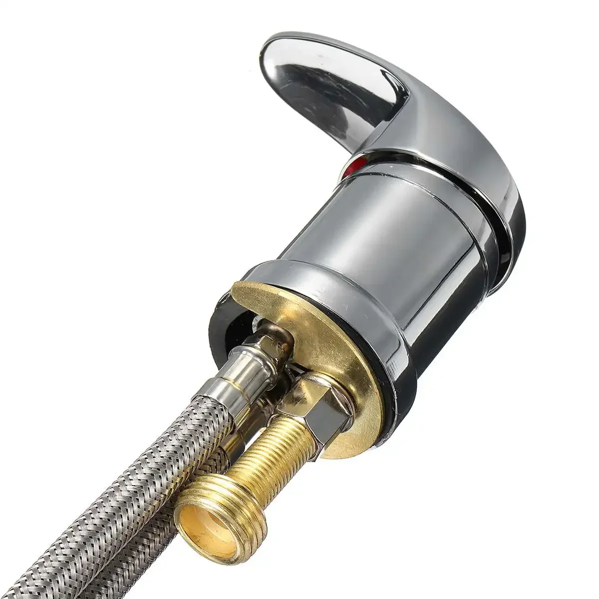 Salon Spa Beauty Shampoo Bowl Sink Hair Salon Building Materials Accessories Bathroom Hot Cold Faucet Spray Hose Replacement Set