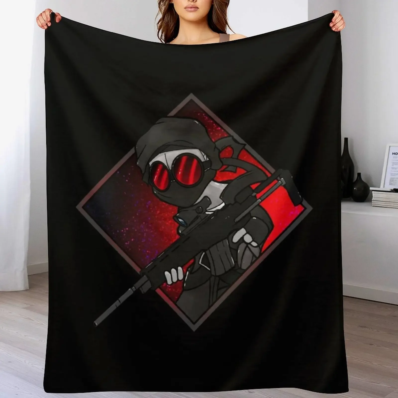 Madness combat Hank j wimbleton art Throw Blanket Flannel Fleece Soft Warm Throw Blanket