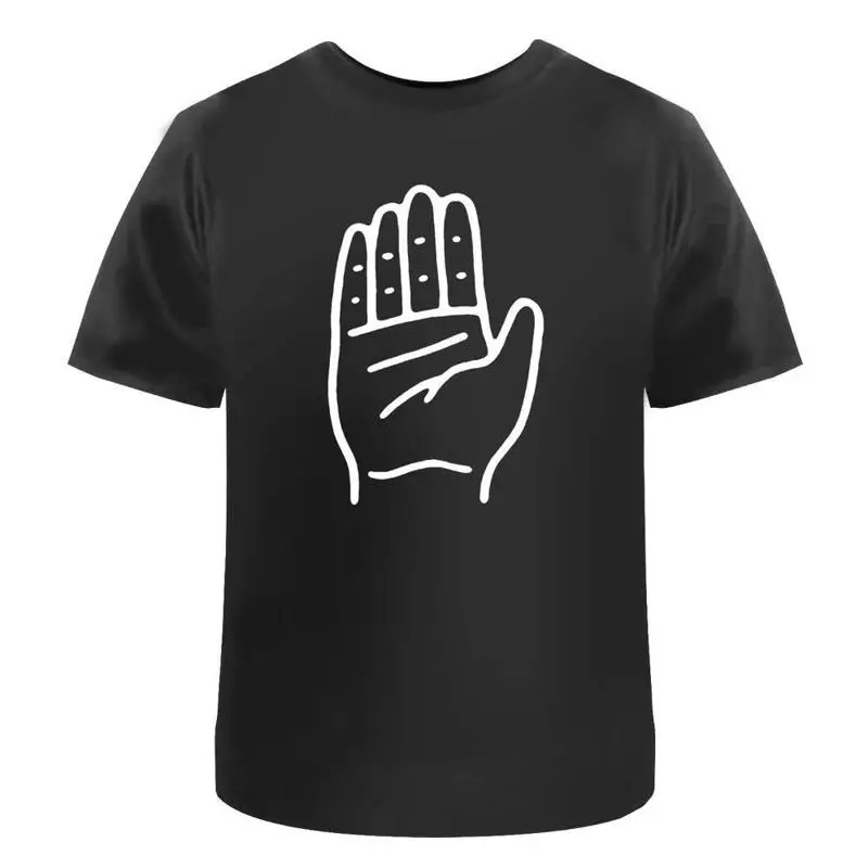 

Waving Hand' Cotton T Shirt Ta019508