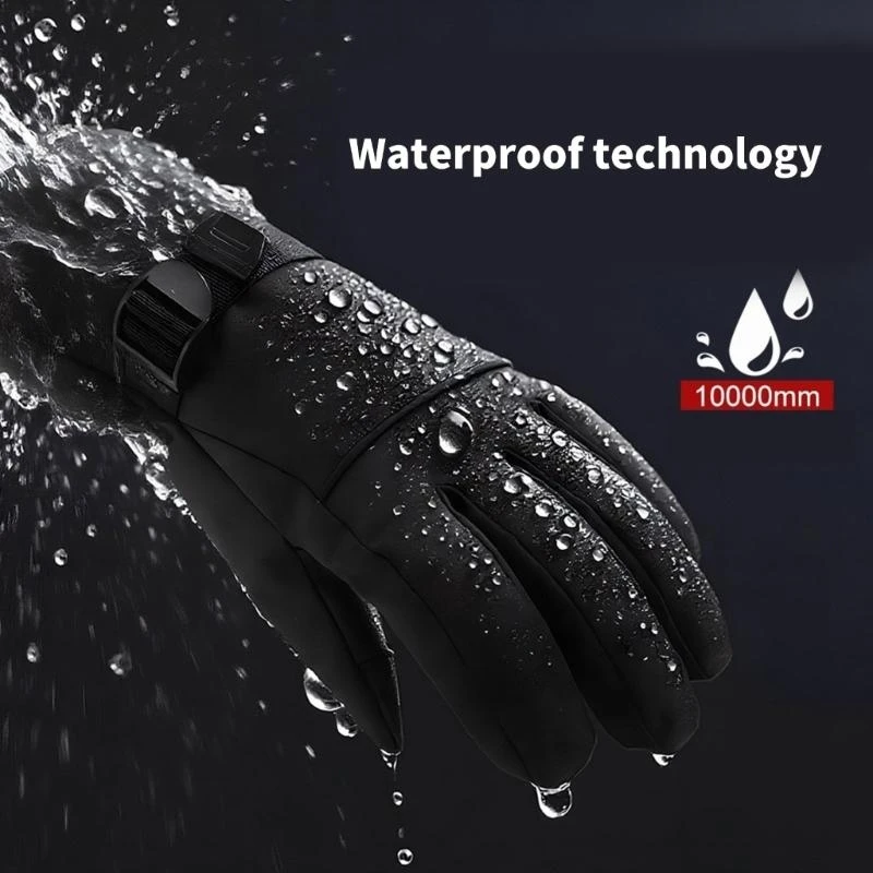 

2pcs Winter Skiing Warm Gloves Touchscreens Windproofed Mittens Ride Gym Gloves for Men and Women JOME