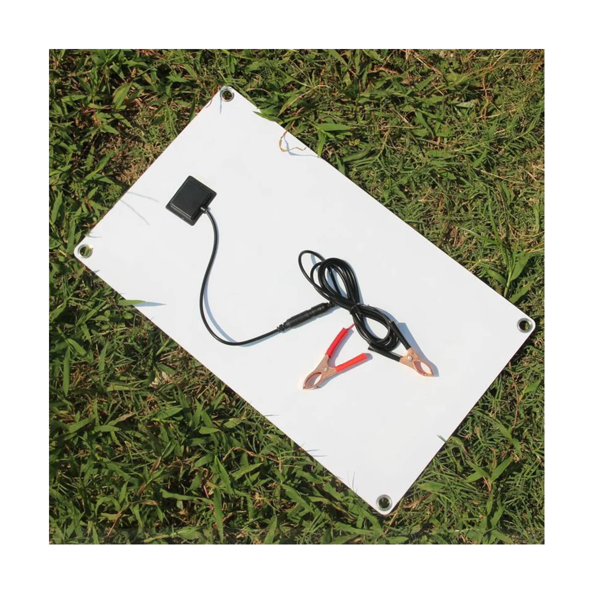 

20W 12V Flexible Solar Panel Kit Dual DC Port Outdoor Camping Charge Kit for Car RV Boat Battery Moblie Phone