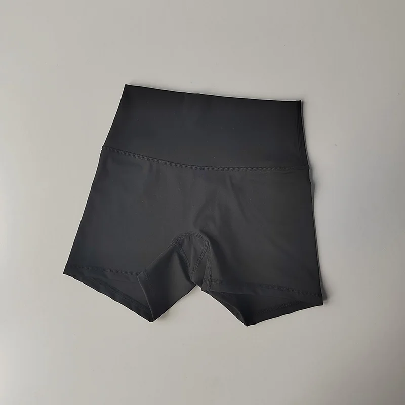 Nude Yoga Shorts for Women Running and Slimming Elastic Fitness Quick-drying High Waist Tight Training Dance Three-point Pants image 5